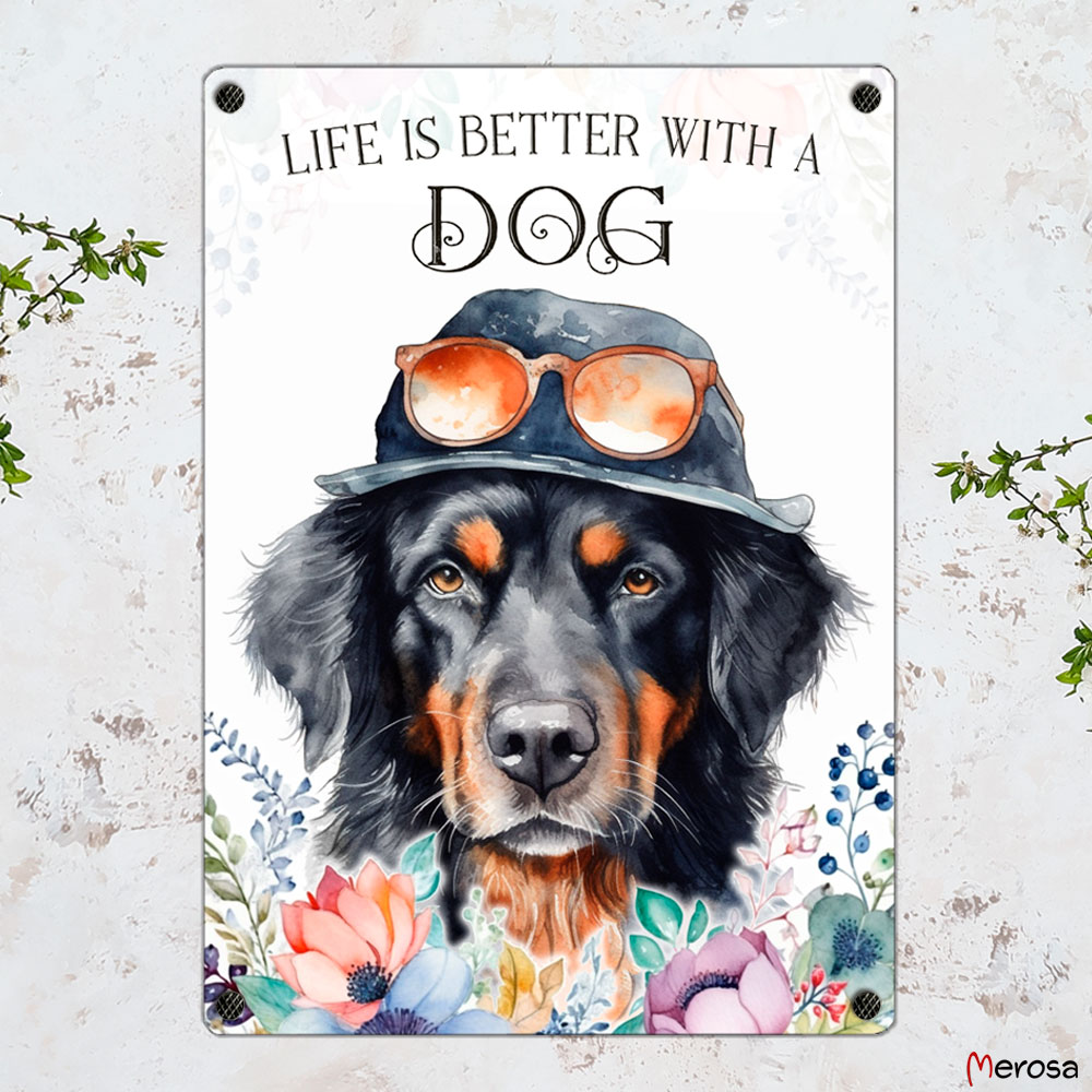 Petsigns Hundeschild Kleiner Münsterländer – Alu-Schild DIN A4 | Wetterfest & UV-beständig